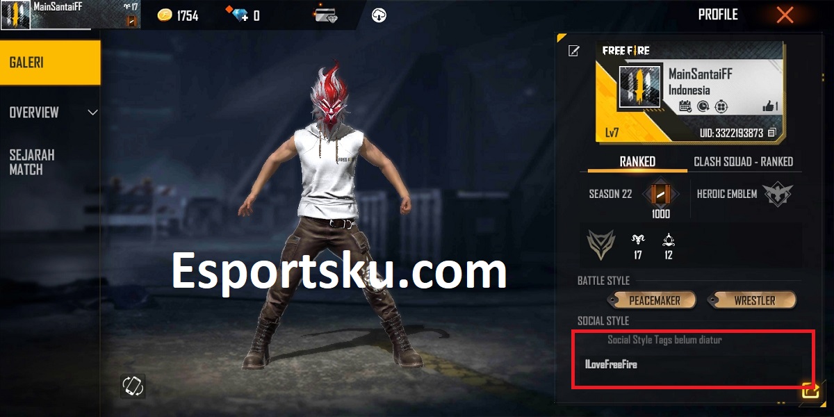 Cara Membuat Kode Bio Free Fire (FF) Tulisan Tebal Esportsku Cara Membuat Kode Bio Free Fire (FF) Tulisan Tebal Esportsku