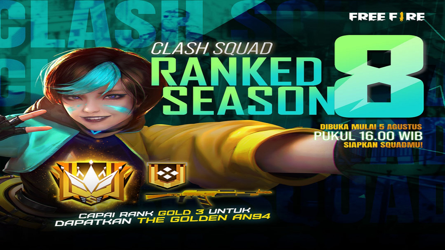 Clash Squad Season 8 Free Fire Ff Telah Dibuka Esportsku