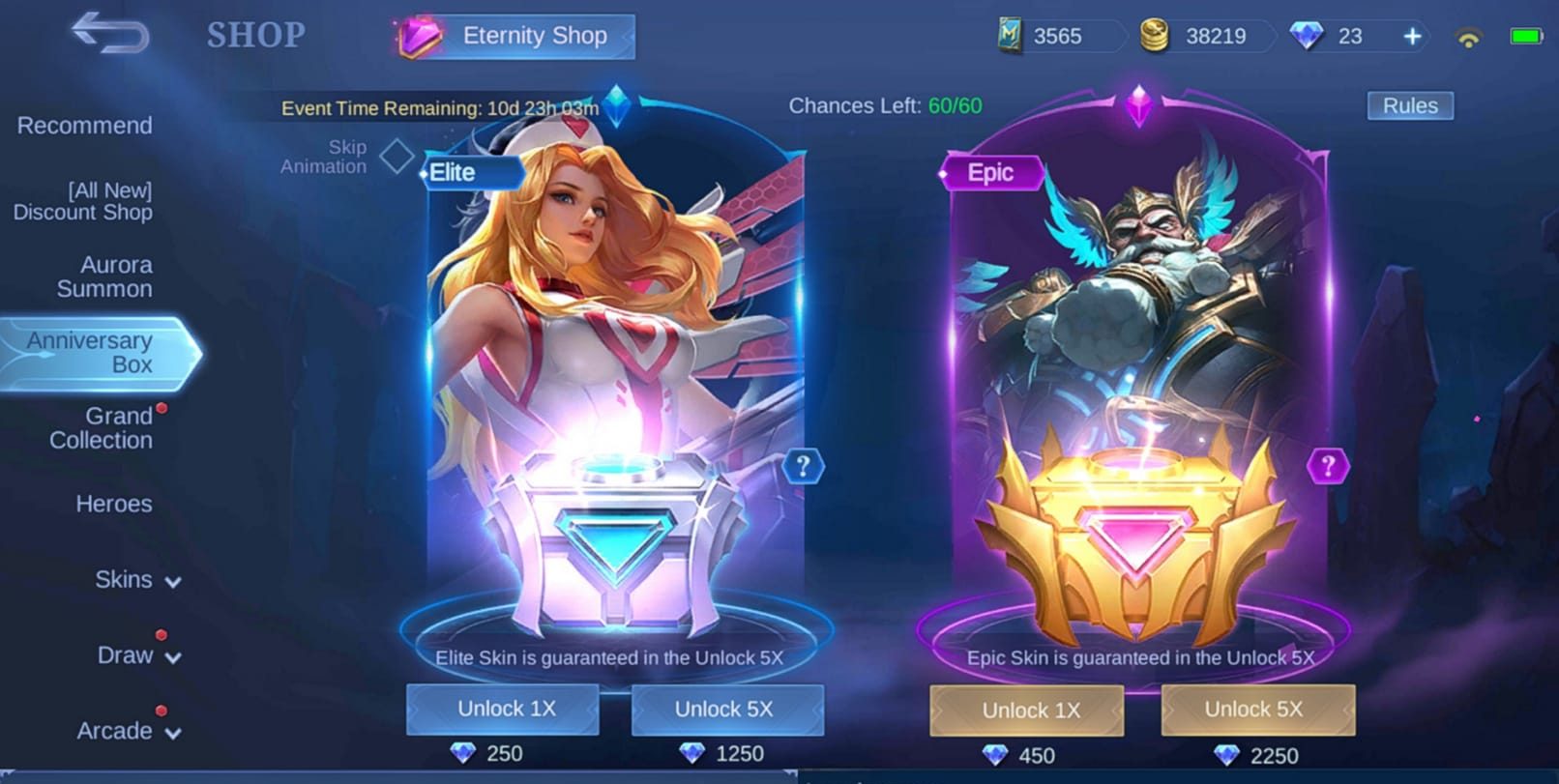 Event Anniversary Box Mobile Legends (ML), Bisa Dapat Skin Gratis ...