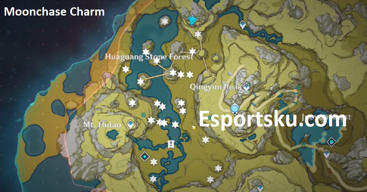 Lokasi Mystmoon Chest & Moonchase Charm Genshin Impact Update! Esportsku