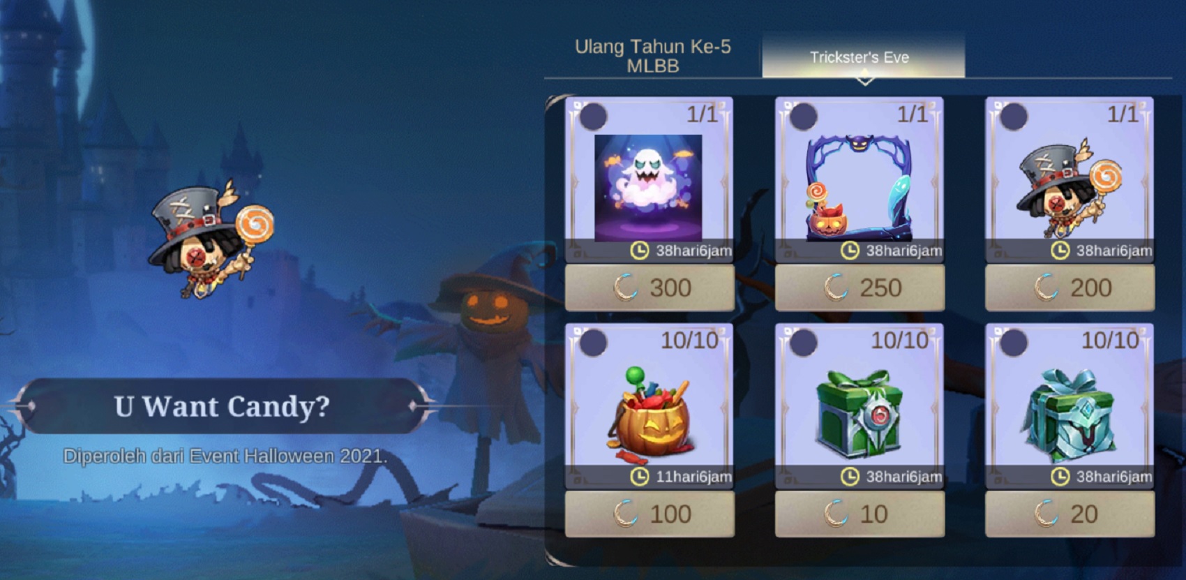 Cara Mendapatkan Emote U Want Candy Mobile Legends (ML) Esportsku
