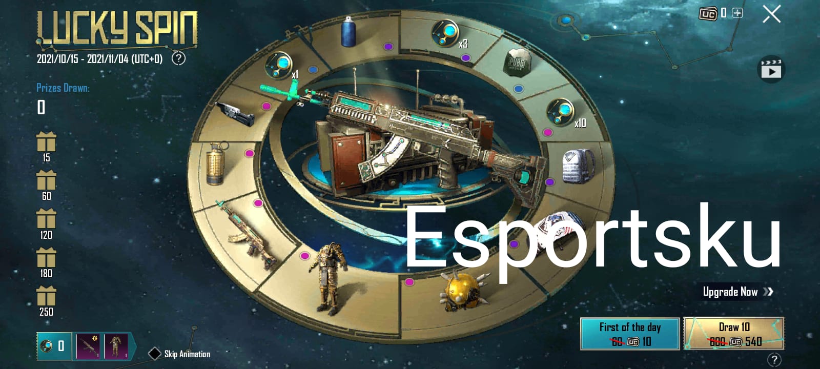 Lucky Spin Pubg Mobile Gratis Memangnya Ada Esportsku