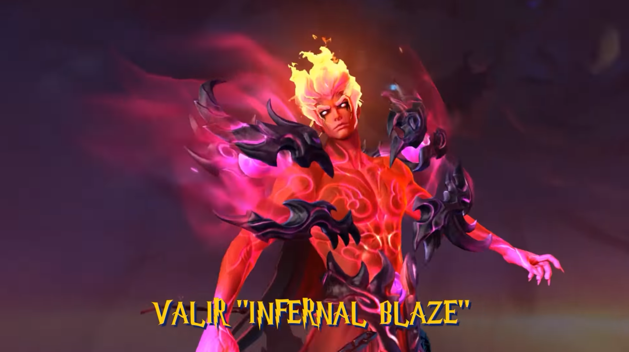 Tanggal Rilis Skin Infernal Blaze Valir Mobile Legends (ML) - portal