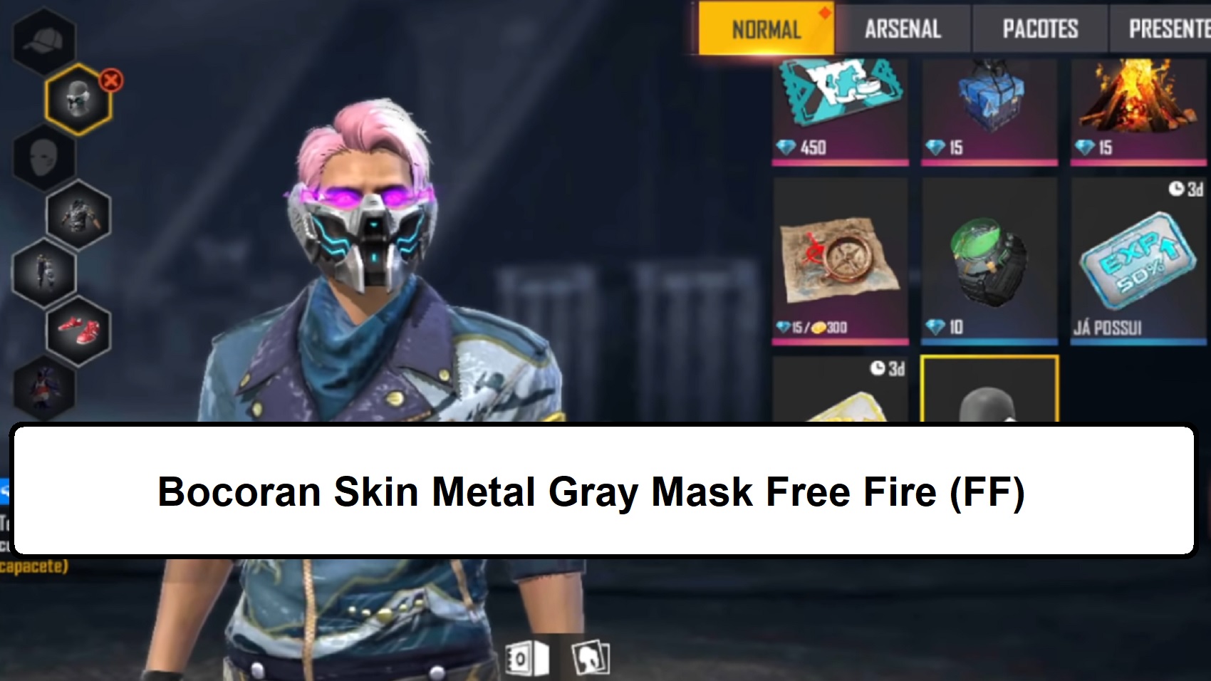 Metal skin