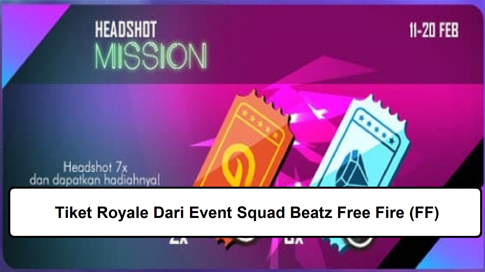 Tiket Royale Dari Event Squad Beatz Free Fire Ff Esportsku