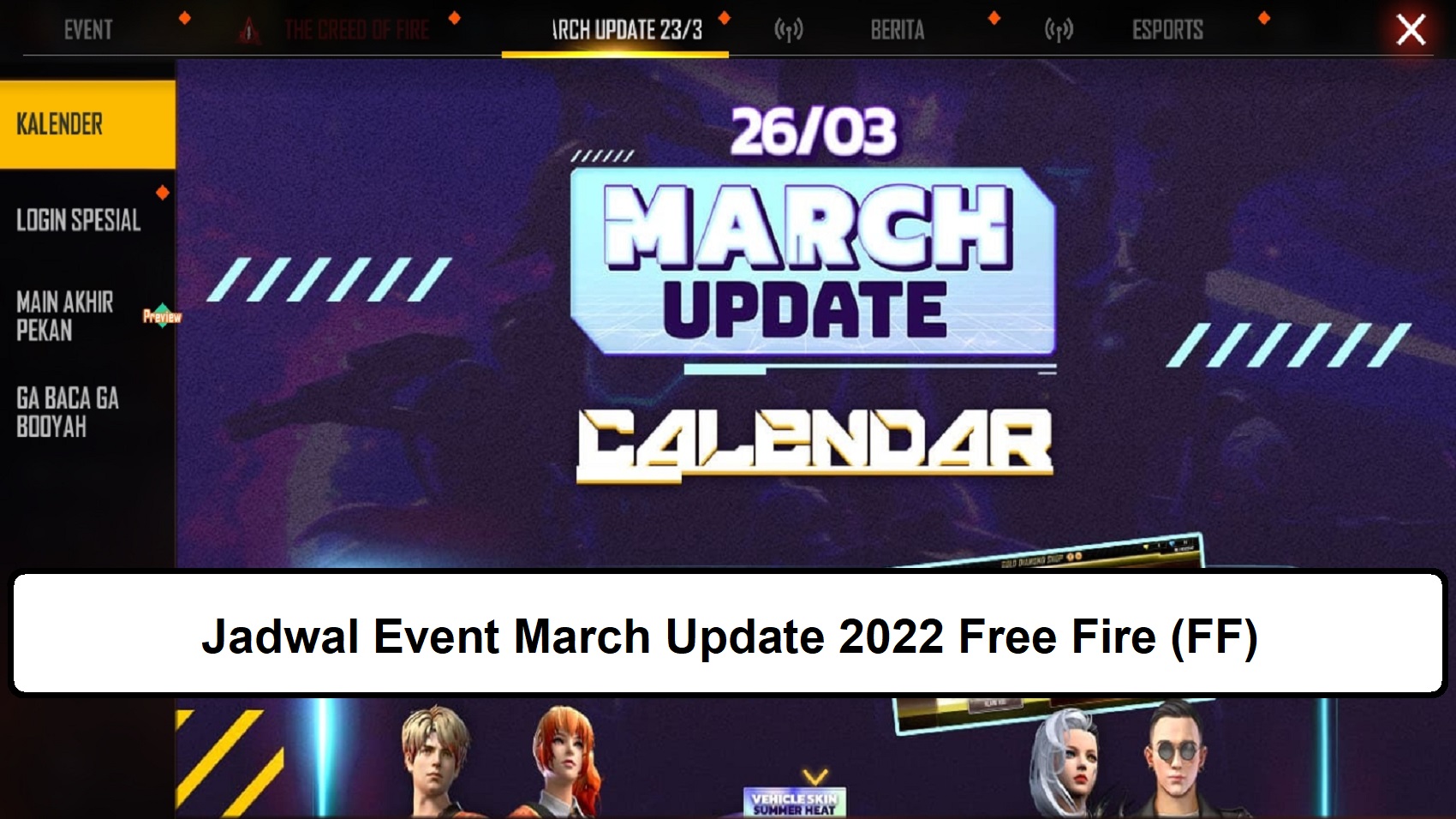 March update