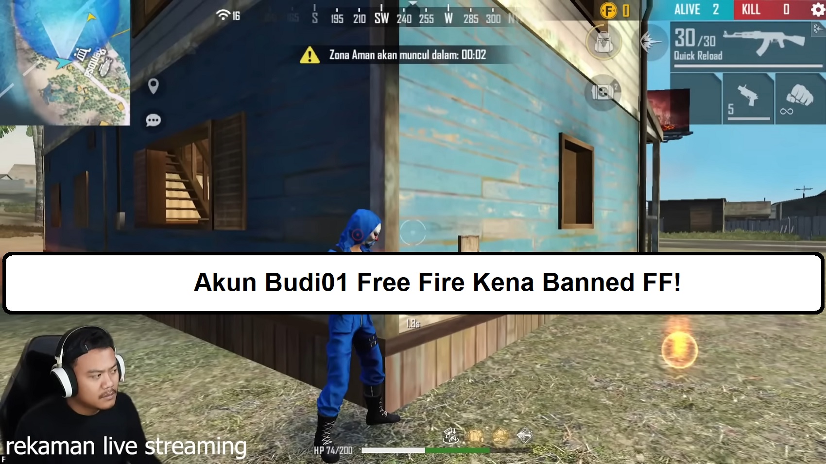 Akun Budi Free Fire Kena Banned Ff Esportsku