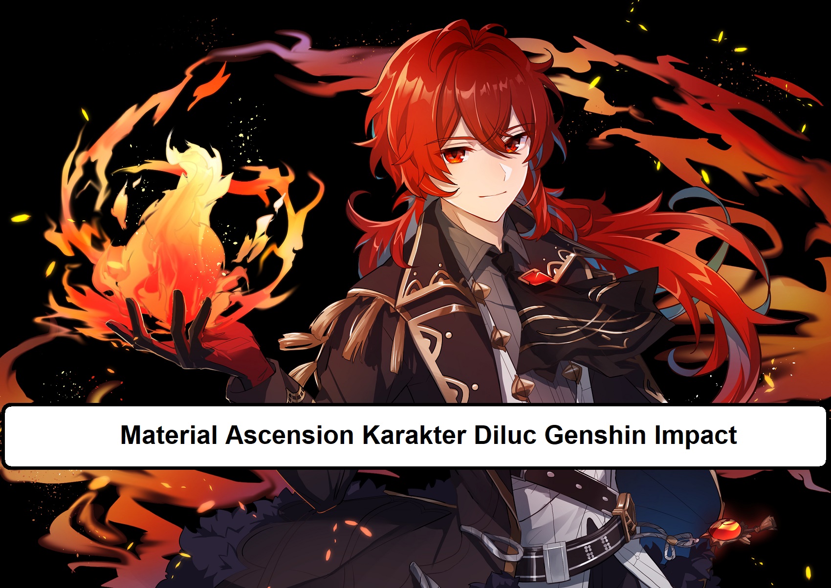 Material Ascension Karakter Diluc Genshin Impact Esportsku