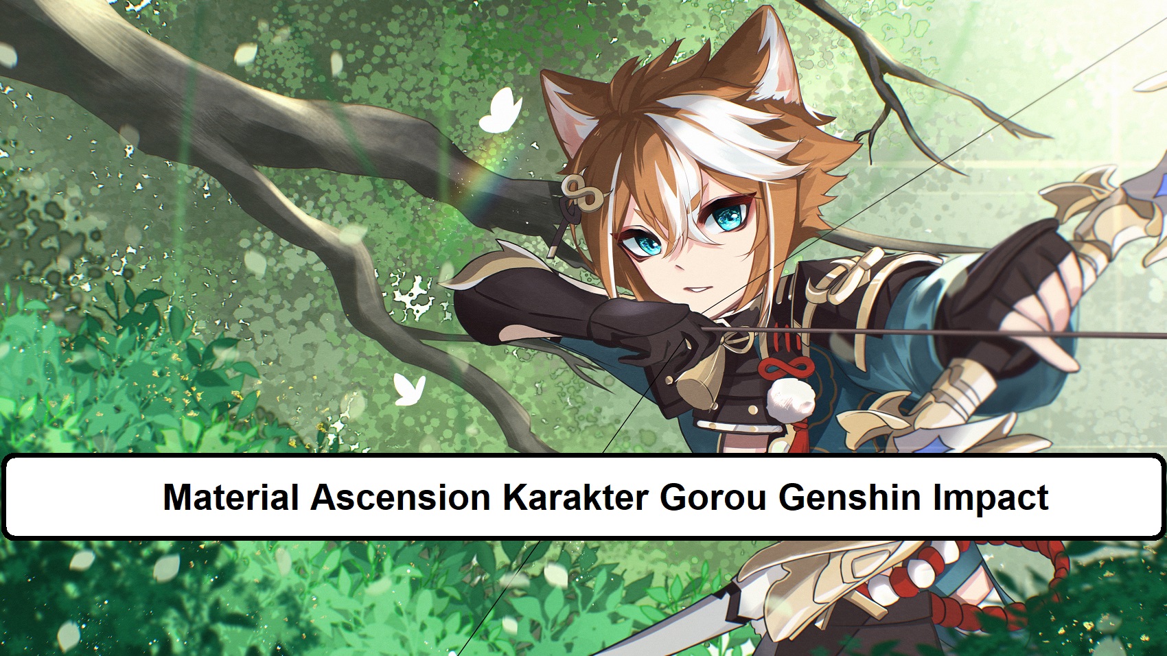 Material Ascension Karakter Gorou Genshin Impact Esportsku