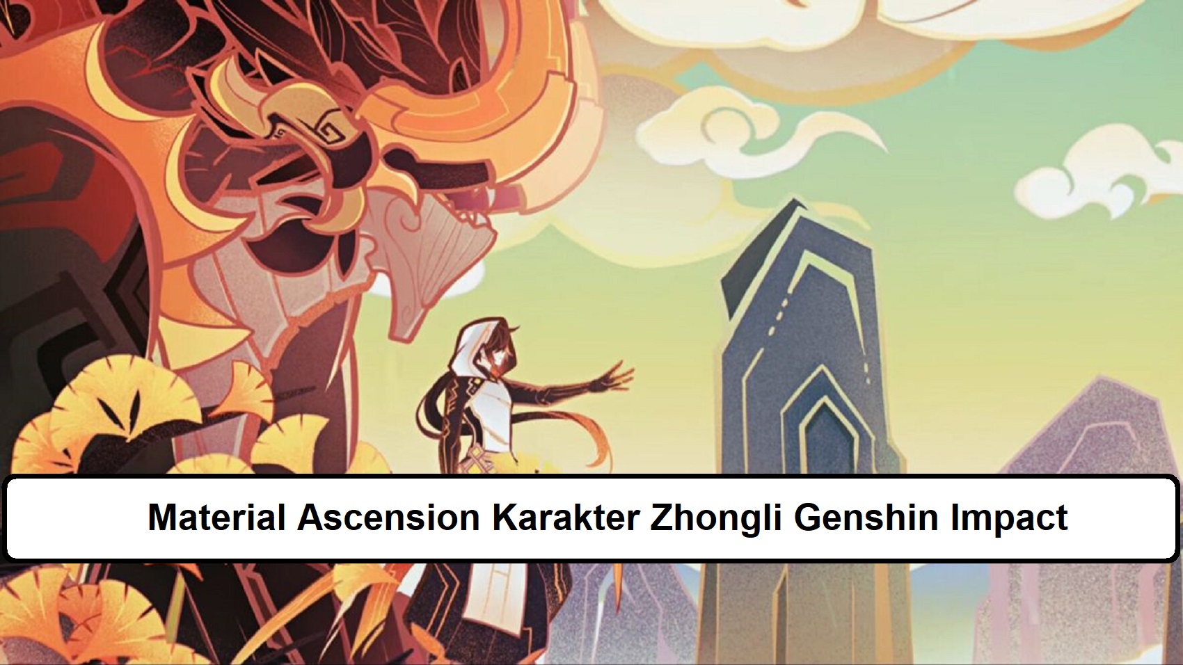 Material Ascension Karakter Zhongli Genshin Impact Esportsku
