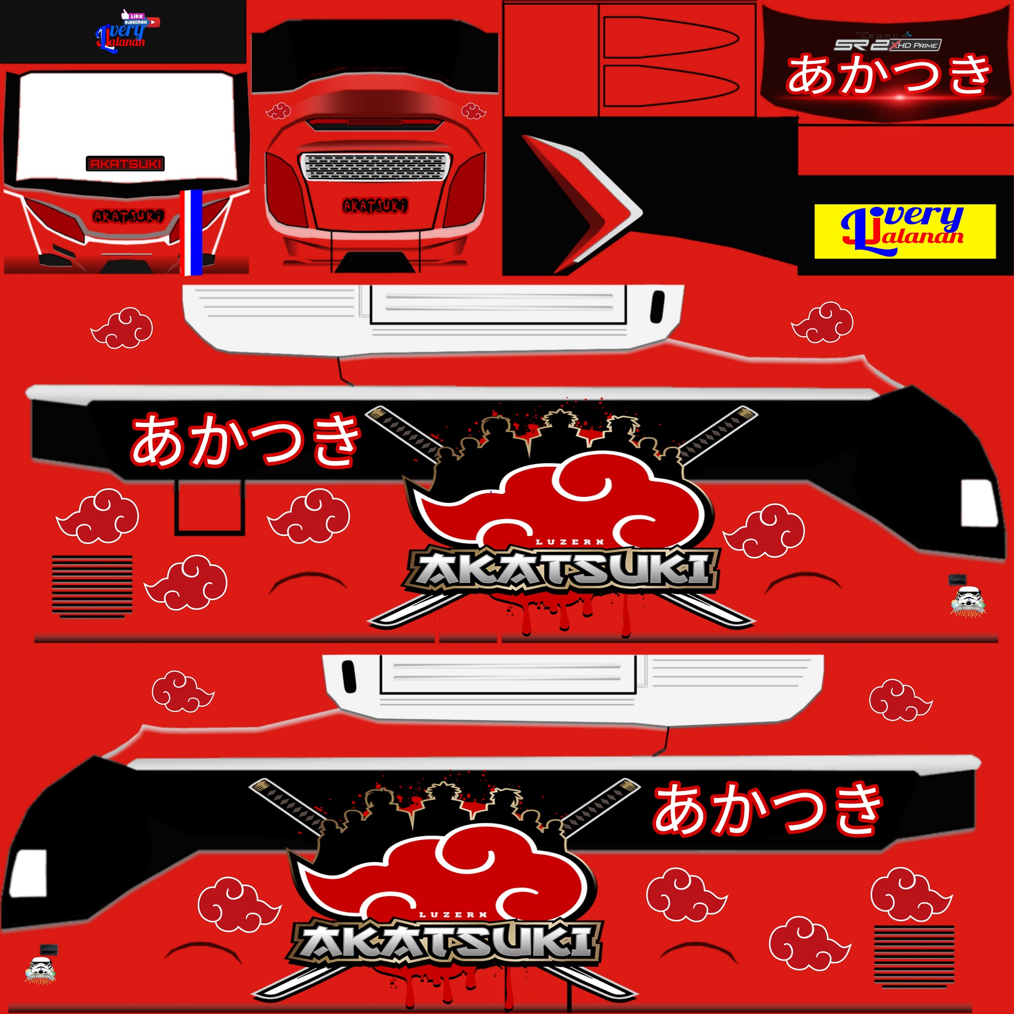 30+ Livery Bussid HD Anime Download Terbaru 2024 Esportsku