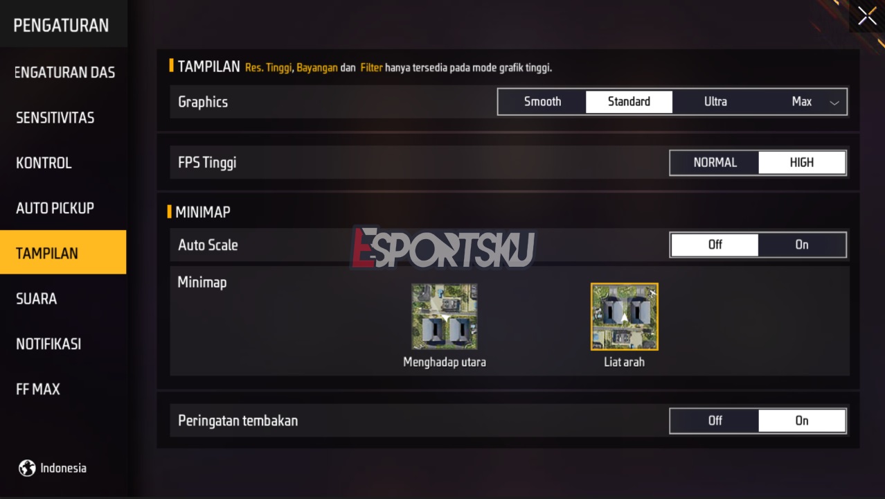 Auto Scale Minimap Free Fire, Minimap FF Makin Jelas! Esportsku