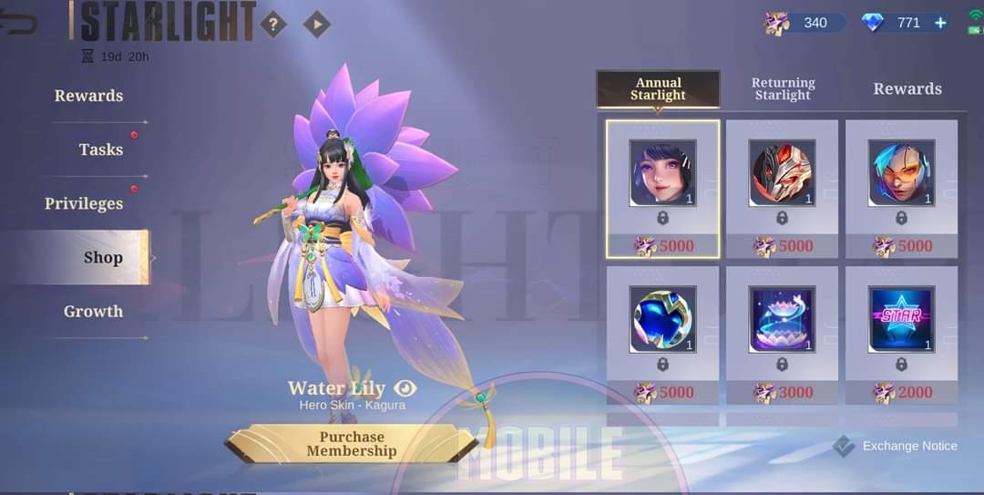 How to Claim Kagura Water Lily at Annual Starlight Revamp Mobile