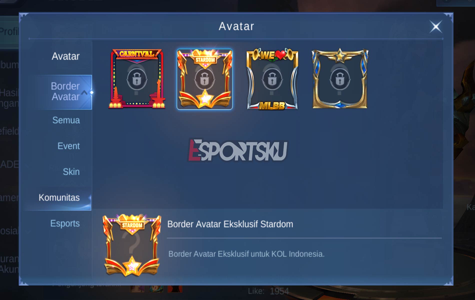 cara dapat border halloween mobile legend