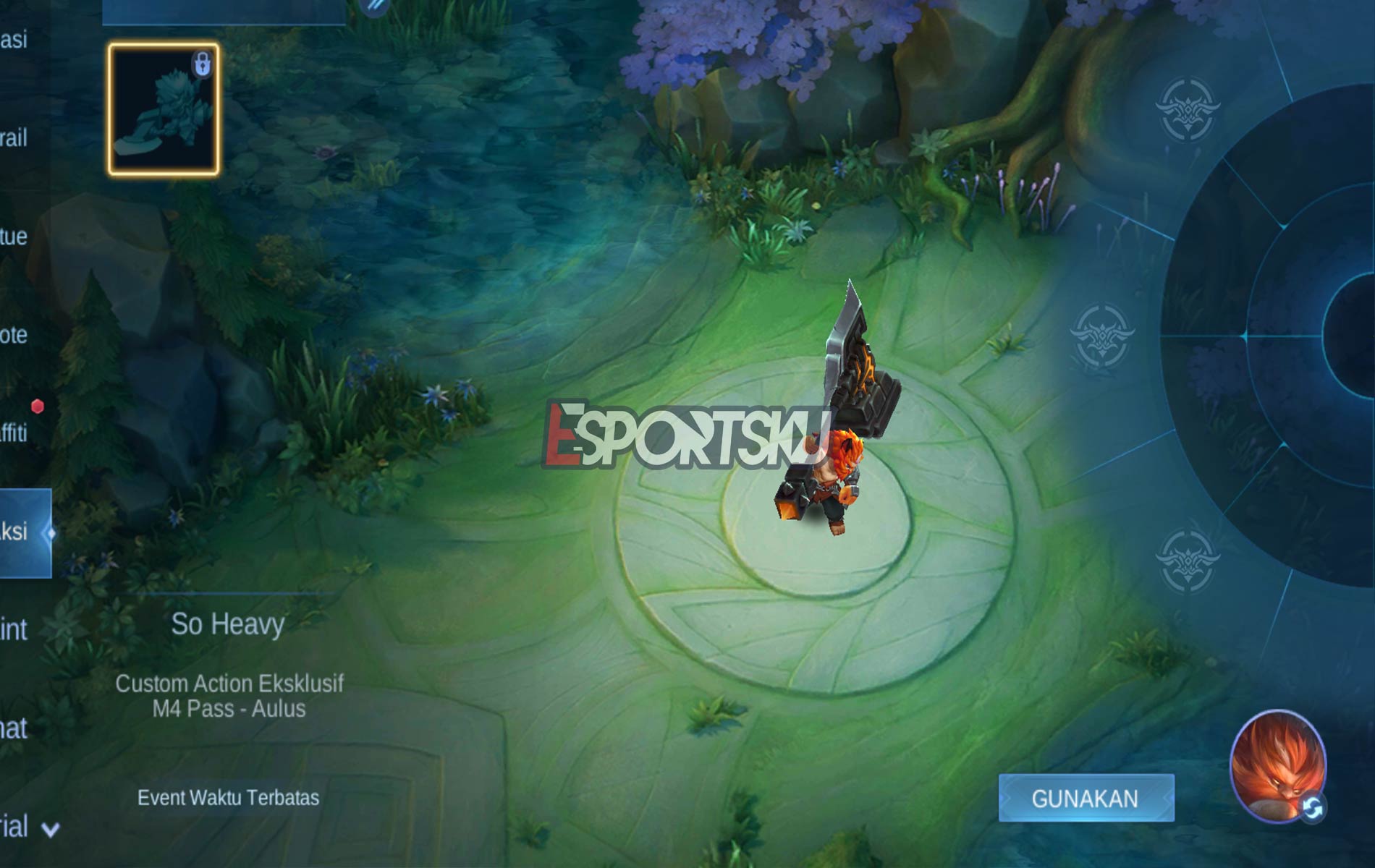 Cara Dapatkan Action Emote So Heavy Mobile Legends (ML) Esportsku