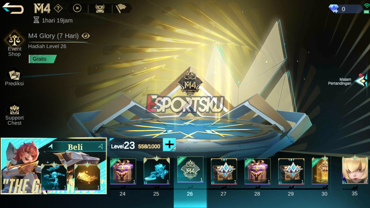 Skin tau pemain caranya wajib esportsku maka ketika selesai memilih sistem