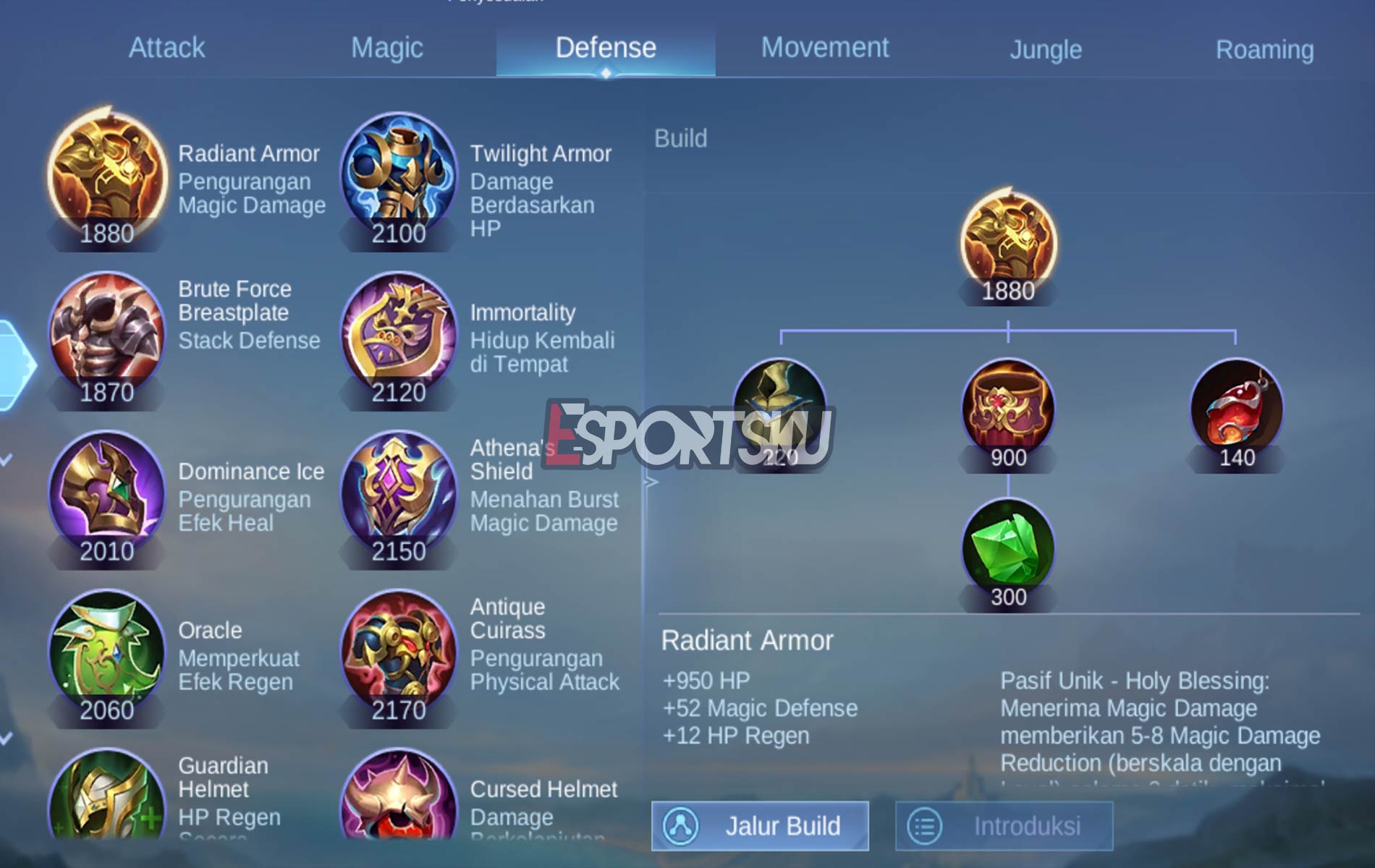 5 Counter Item Radiant Armor Mobile Legends ML Esportsku   Counter Item Radiant Armor Mobile Legends ML 