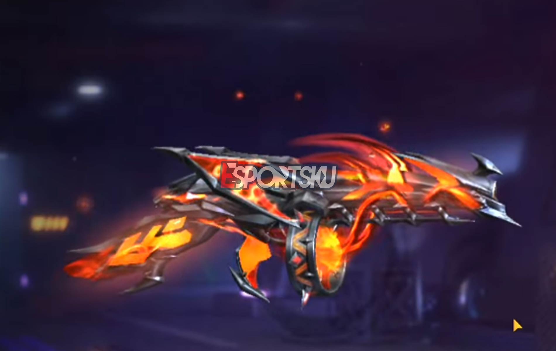 Skin Evo Gun Thompson FF, Modern Dragon Free Fire! Esportsku
