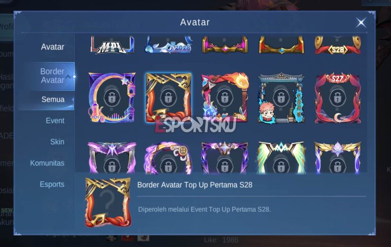 Cara Dapat Border Avatar Mobile Legends (ML) Gratis! – Esportsku