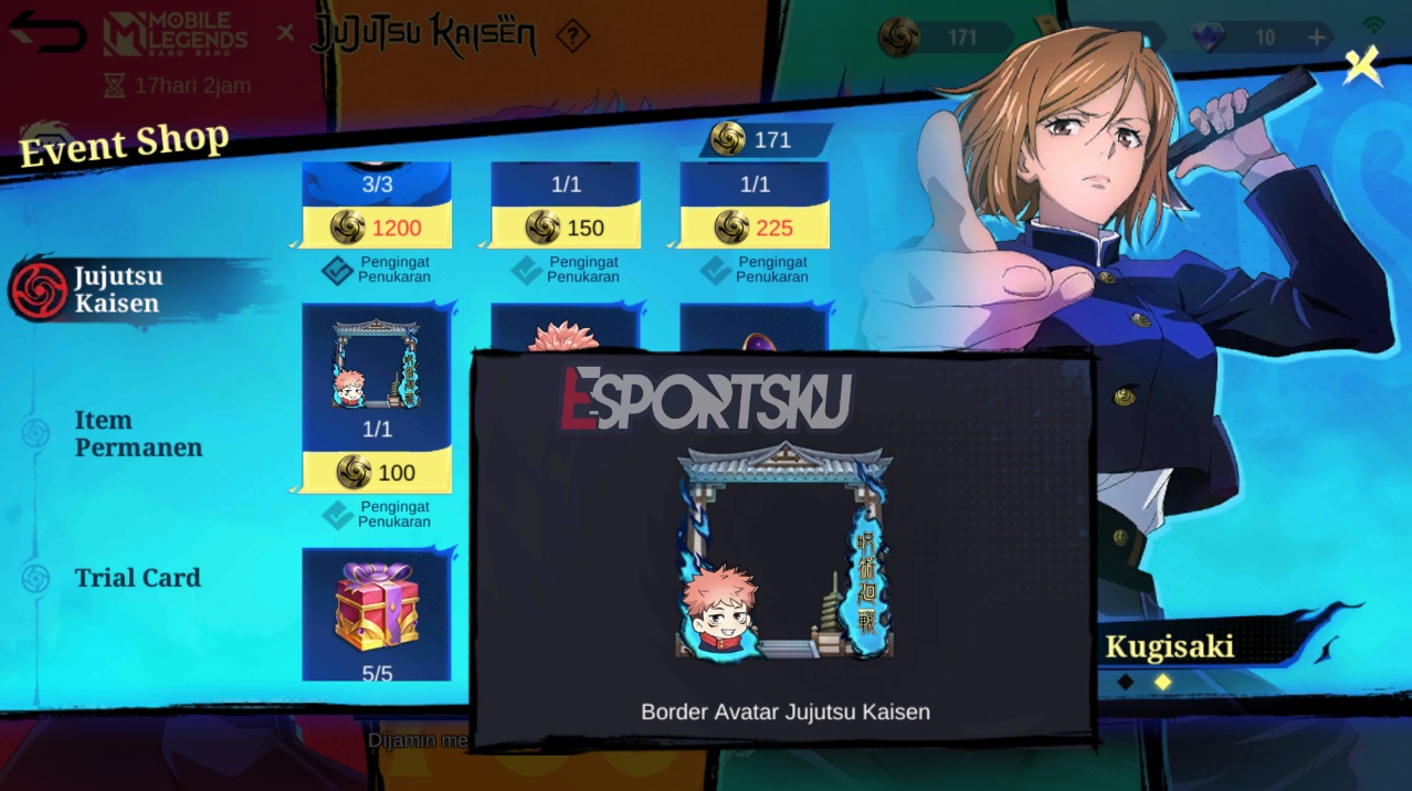 cara mudah mendapatkan border avatar halloween mobile legends