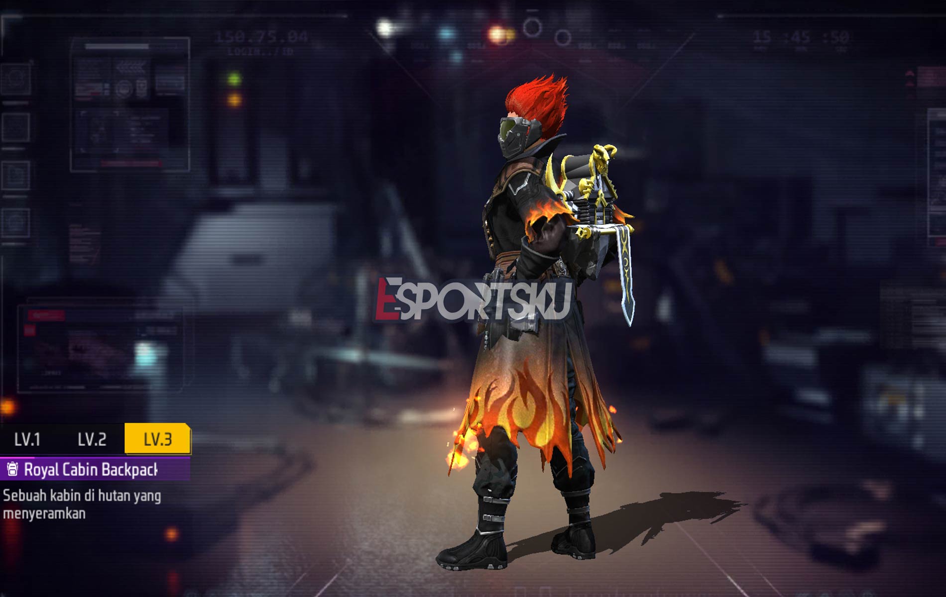 Cara Dapatkan Royal Cabin Backpack Free Fire (FF) Esportsku