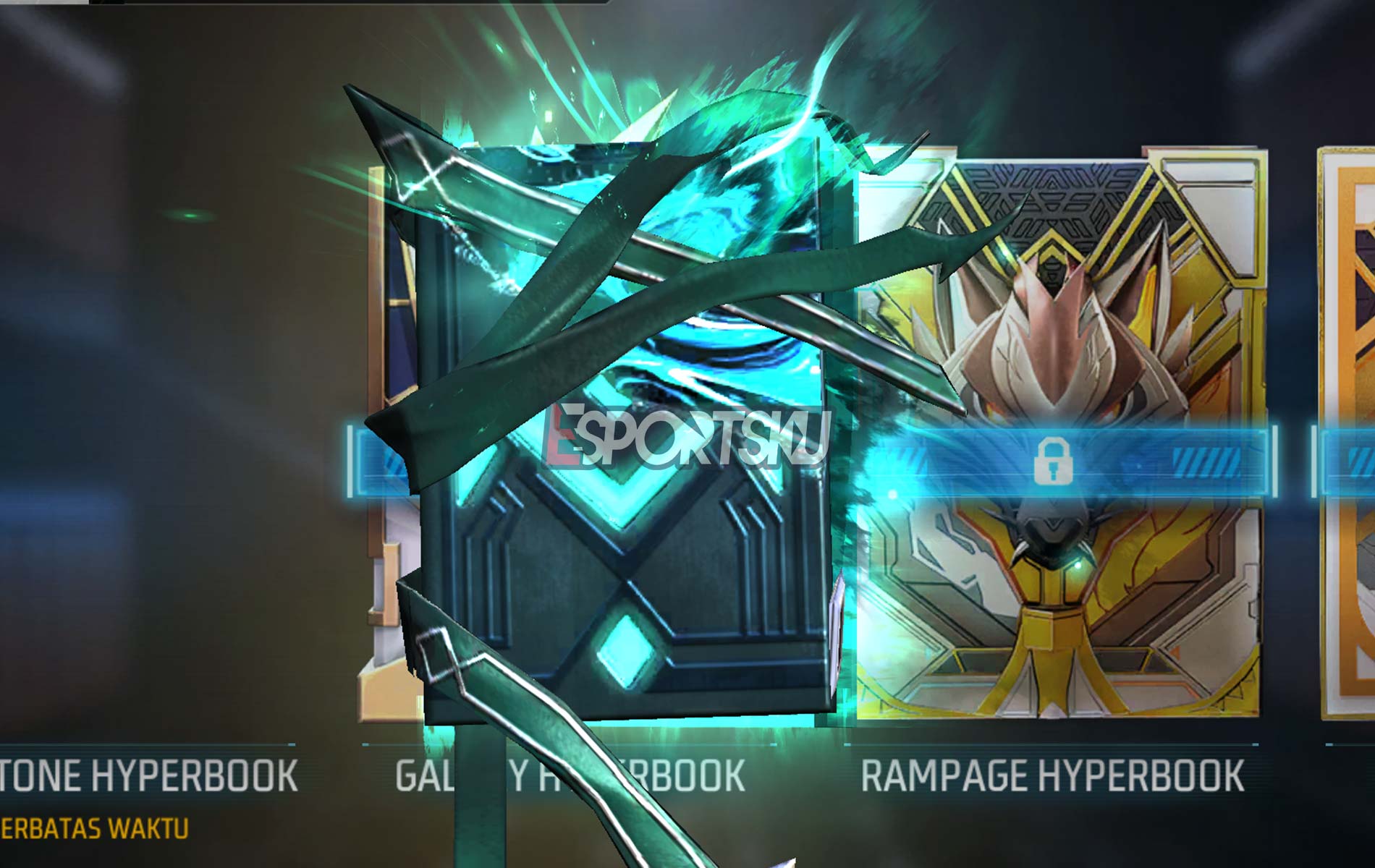 Cara Dapatkan Runestone Hyperbook Free Fire (FF) Esportsku