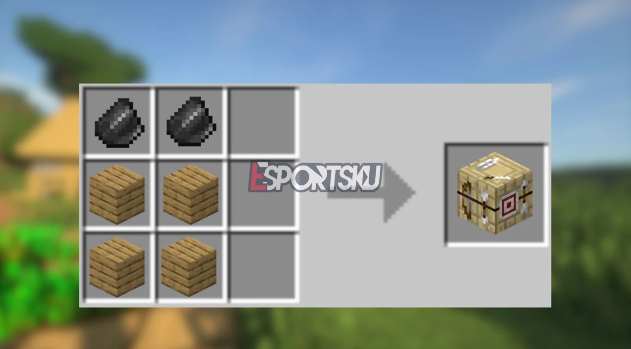 Cara Membuat Fletching Table Minecraft Esportsku