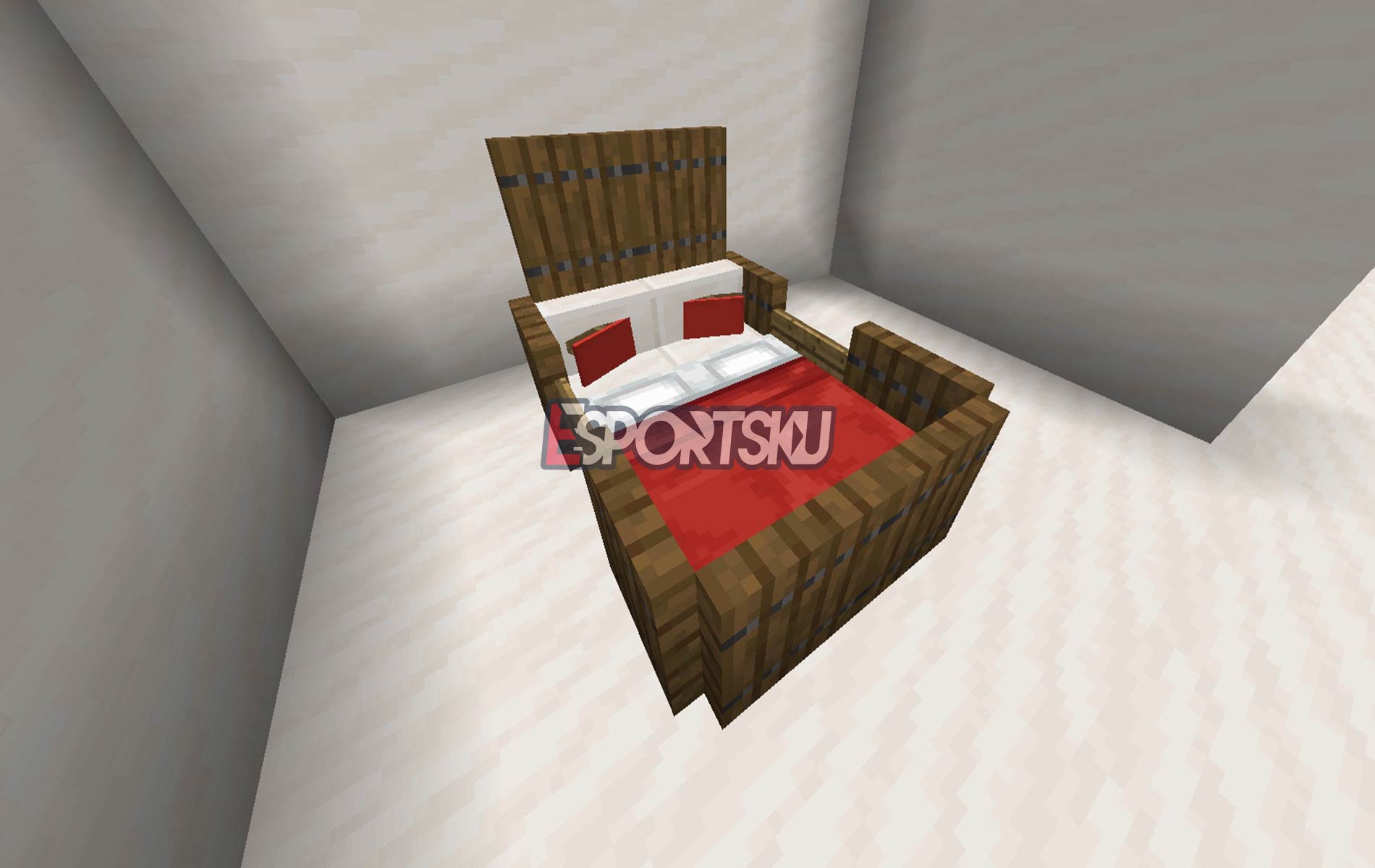 Cara Membuat Tempat Tidur di Minecraft Esportsku