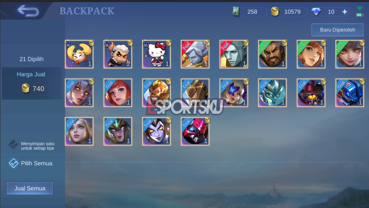 Cara Menghapus Item Backpack Mobile Legends Ml Esportsku