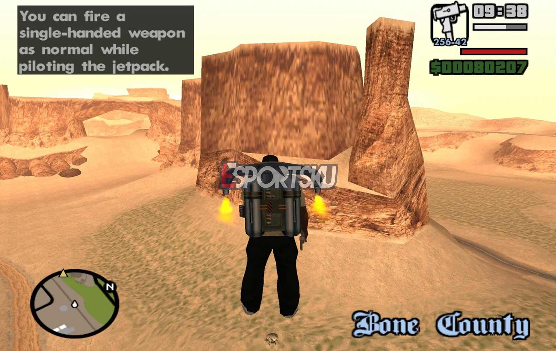 Cheat Jetpack GTA San Andreas, Andalan Player! Esportsku