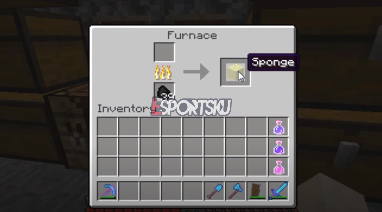 Cara Membuat Sponge di Minecraft, Mudah! Esportsku