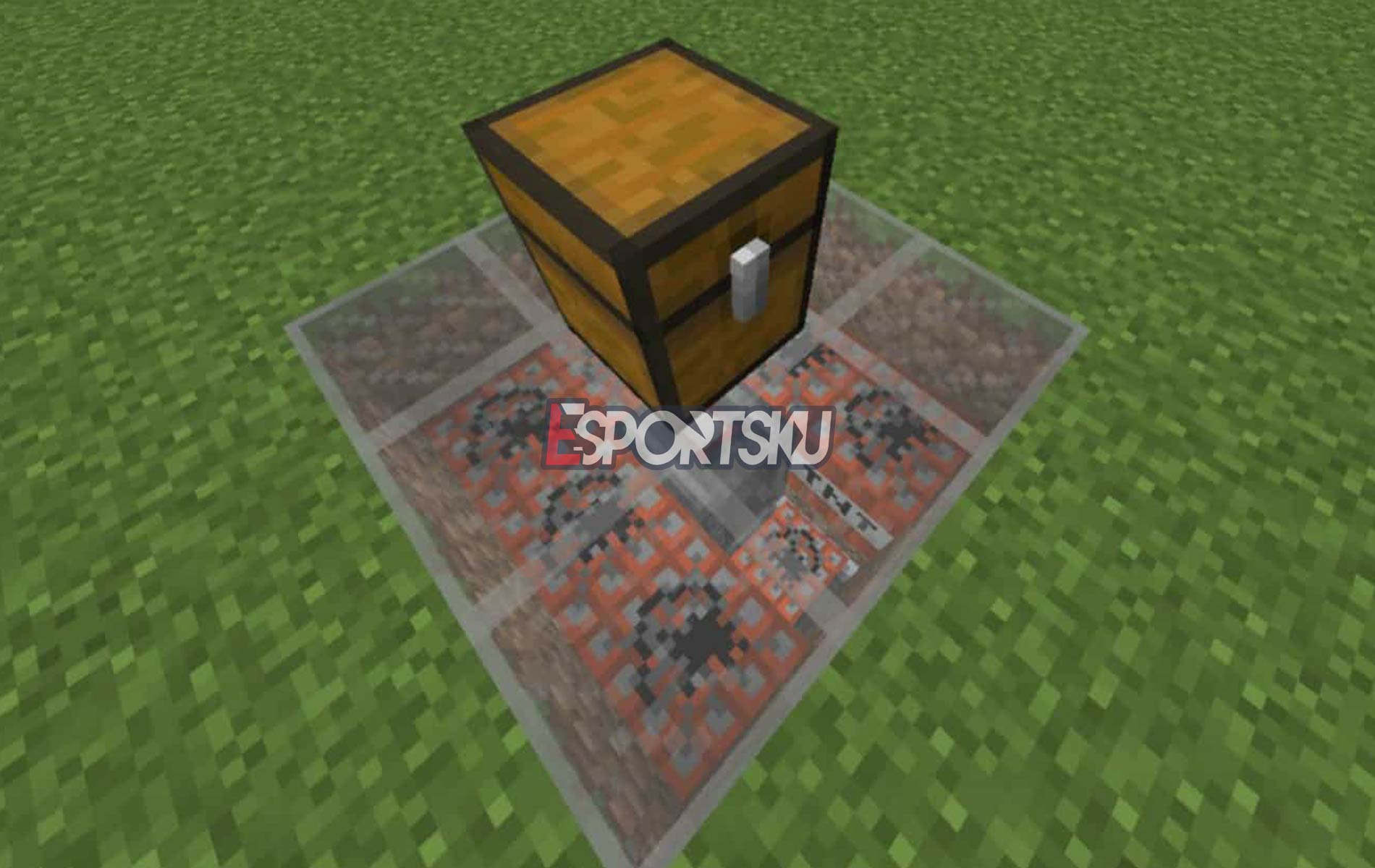 Cara Membuat Trapped Chest di Minecraft Esportsku