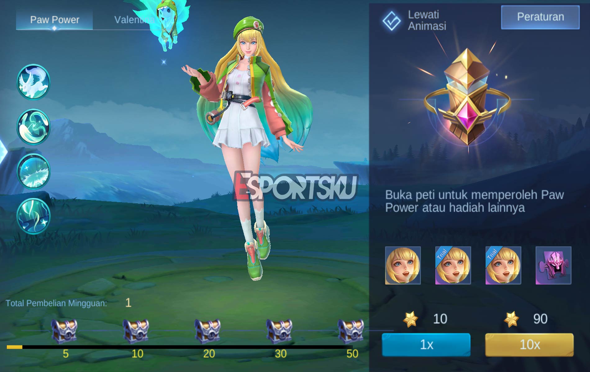 Total Aurora Crystal Draw Produk Baru Mobile Legends (ML) – Esportsku