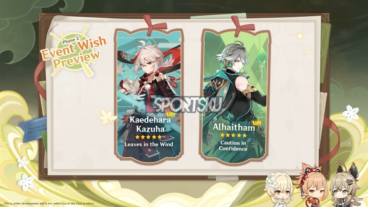 Karakter Rerun di Patch 3.7 Genshin Impact, Ada Kazuha! – Esportsku