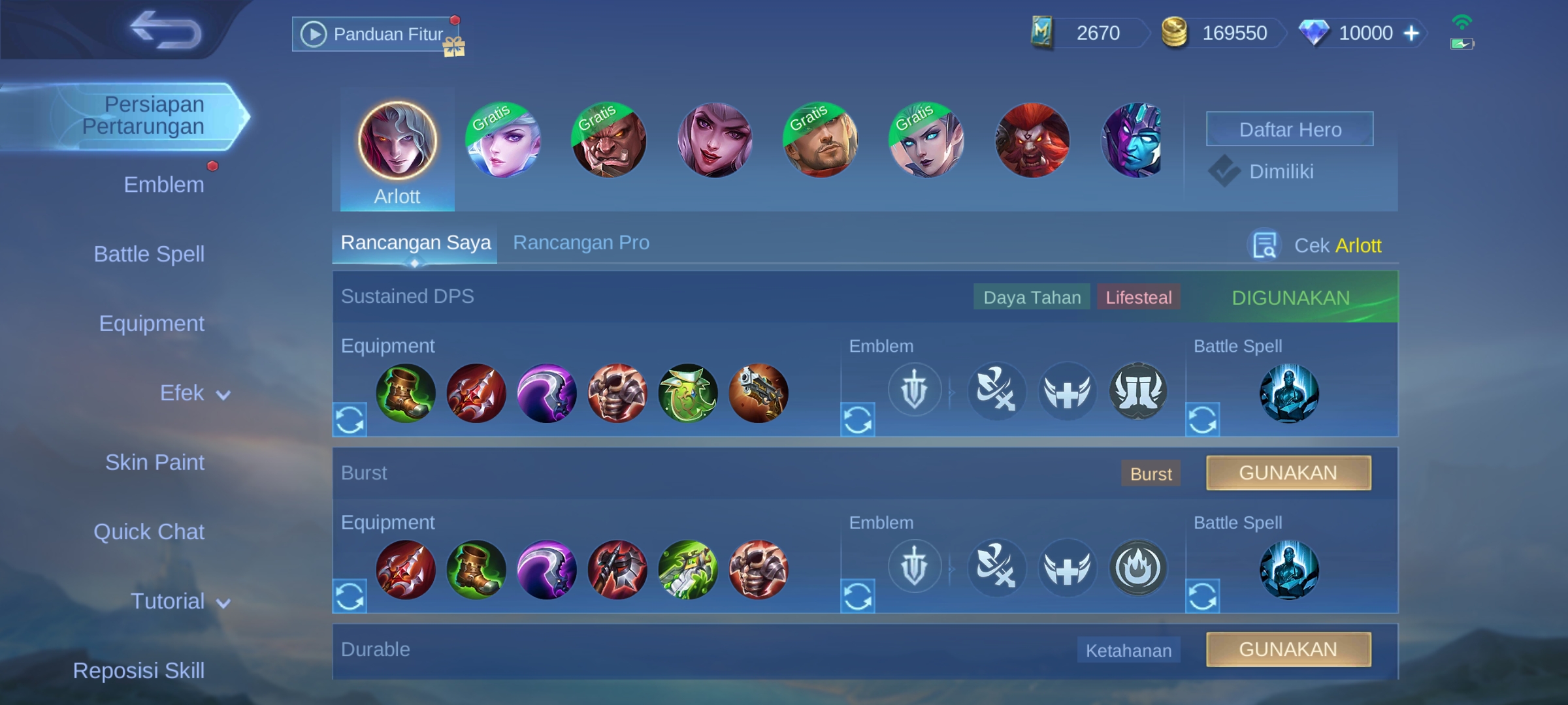 Build Hero Arlott! Revamp Emblem Hadirkan Perubahan Permainan yang ...