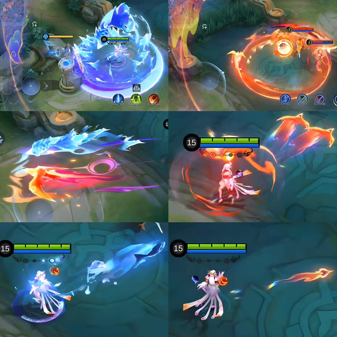 Lunox Divine Goddess Skill Effect Mobile Legends Ml Luxurious Skin Esports 3595