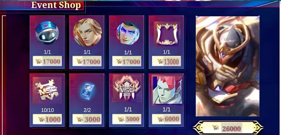 Prize Pool Event Shop Msc 2023 Mobile Legends Ml Esports