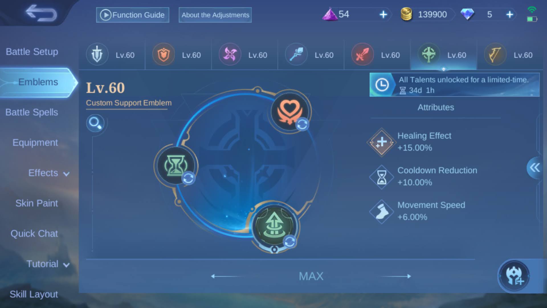 Set Emblem Tipe-tipe Roamer Mobile Legends (ML) – Esportsku