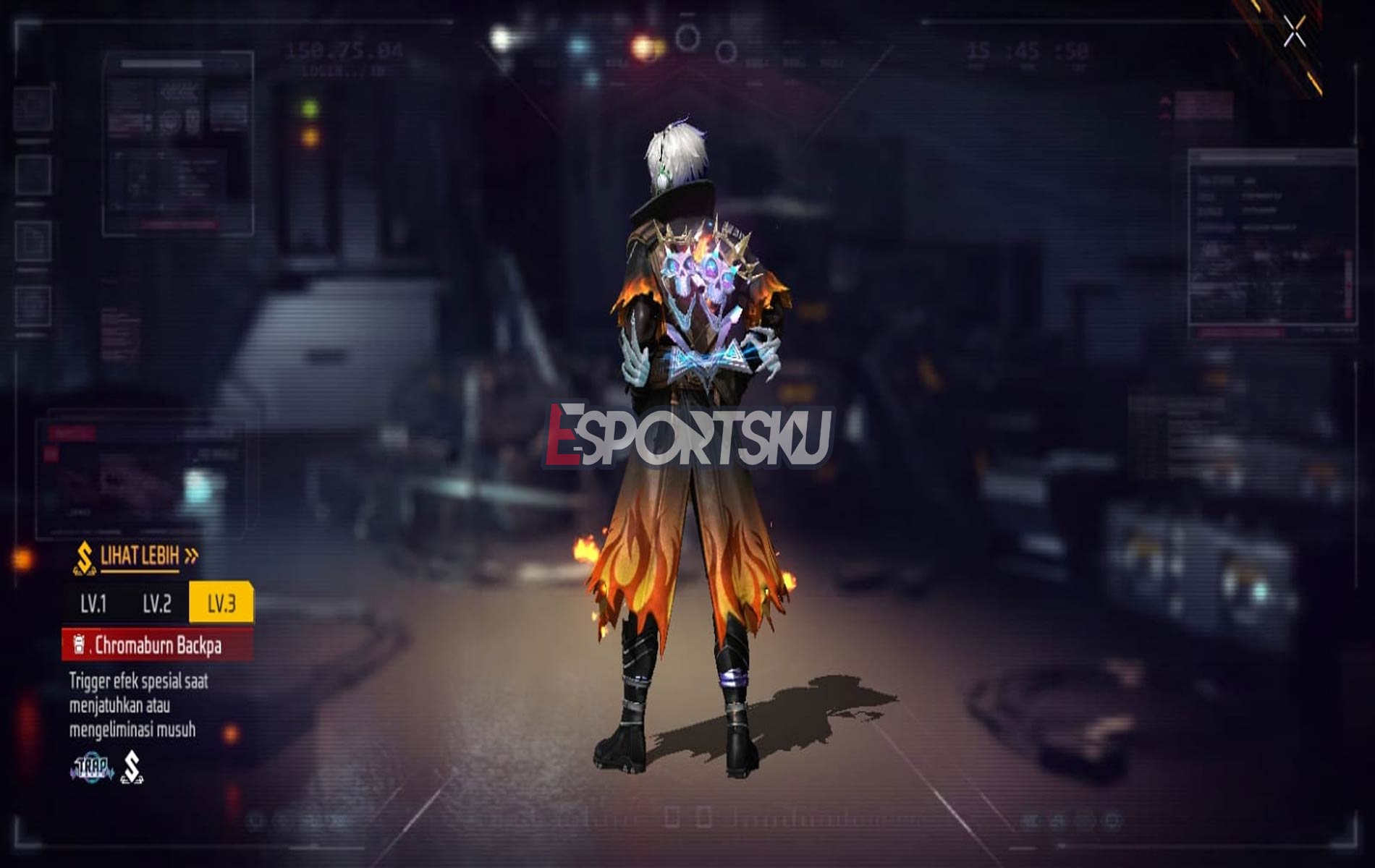 5 Cara Dapatkan Trap Chromaburn Backpack Free Fire (FF) Esportsku