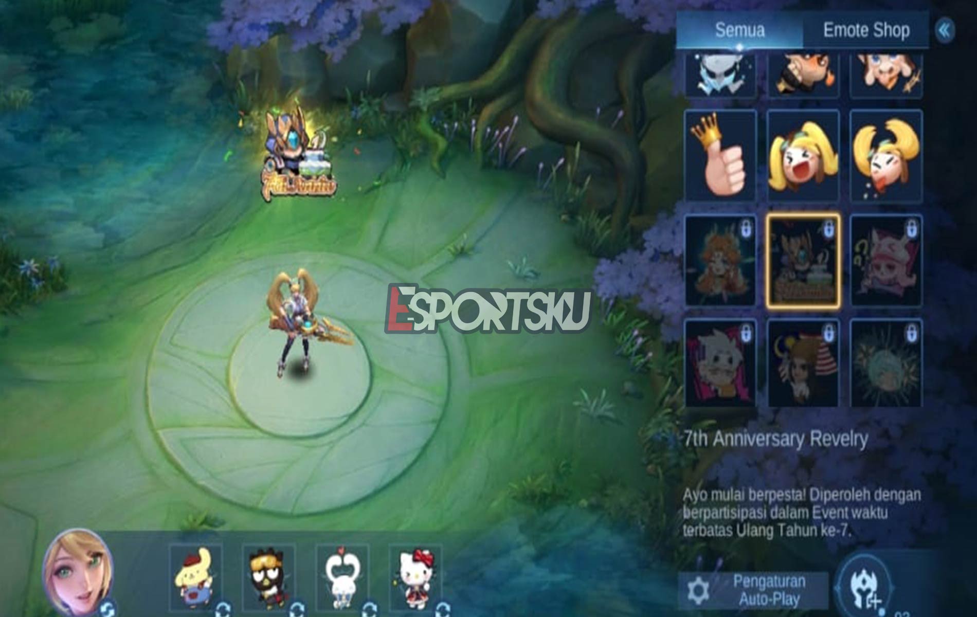 5 Cara Dapatkan Battle Emote 7th Anniversary Revelry Mobile Legends (ML ...