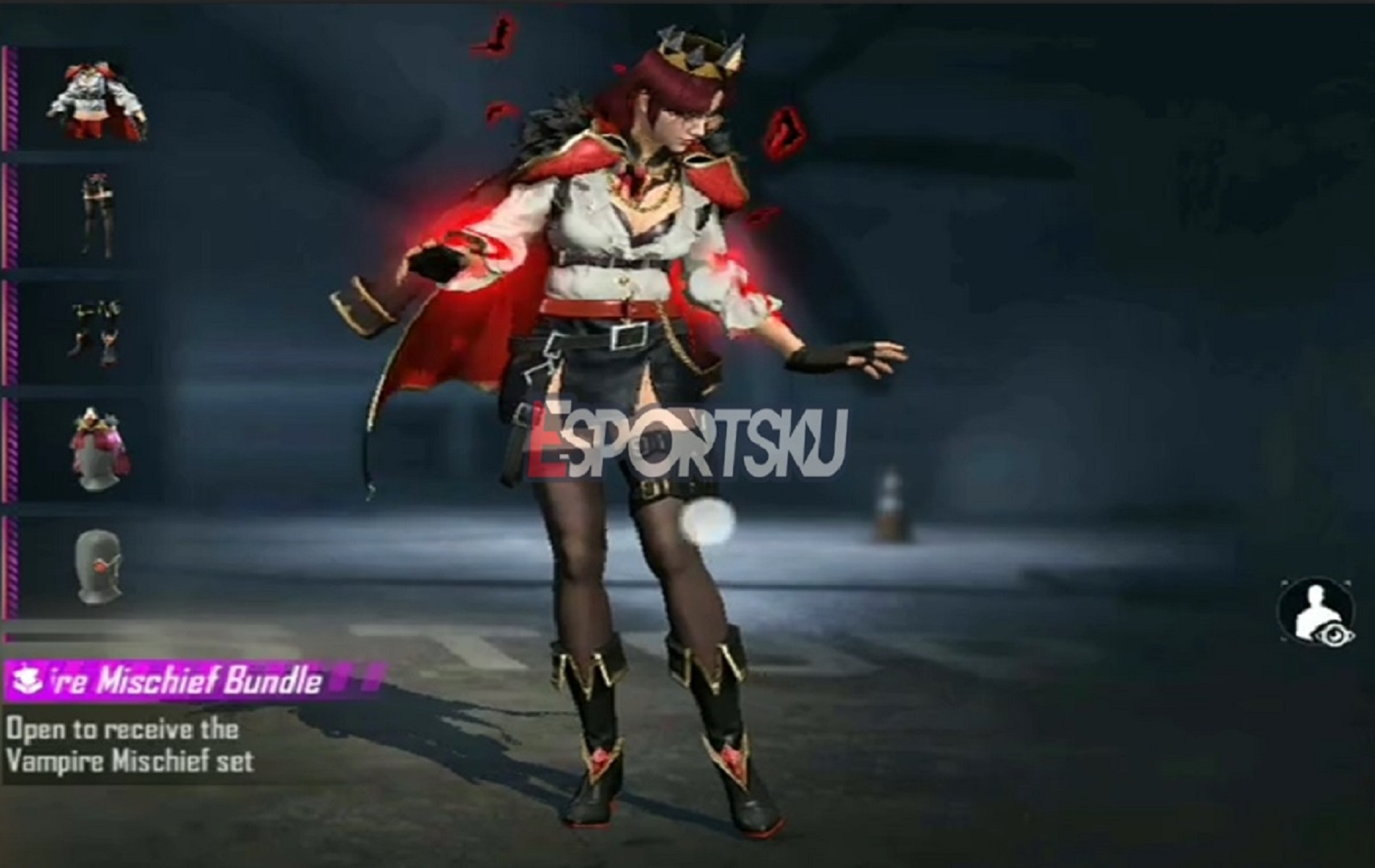 Harga Bundle Vampire Mischief Epic Free Fire (FF) Esportsku