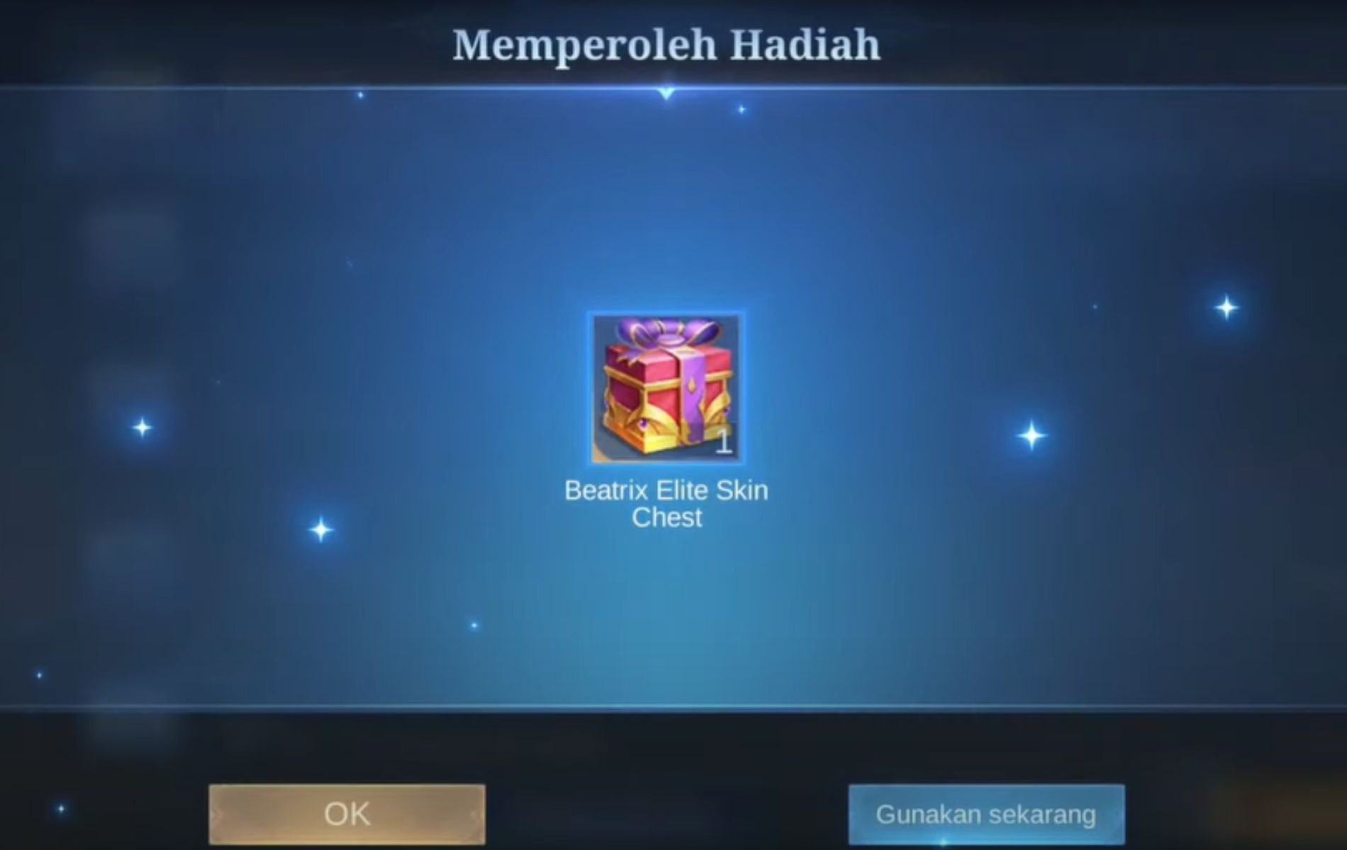 Apa Isi Beatrix Elite Skin Chest Mobile Legends (ML)? Esportsku