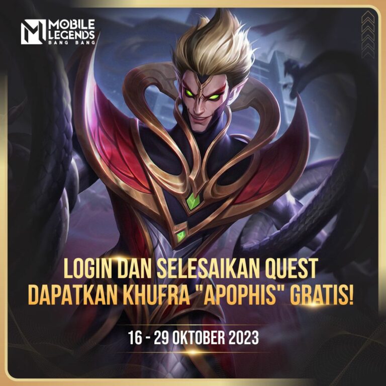 Event Klaim Skin Elite Khufra Apophis Mobile Legends (ML) – Esportsku