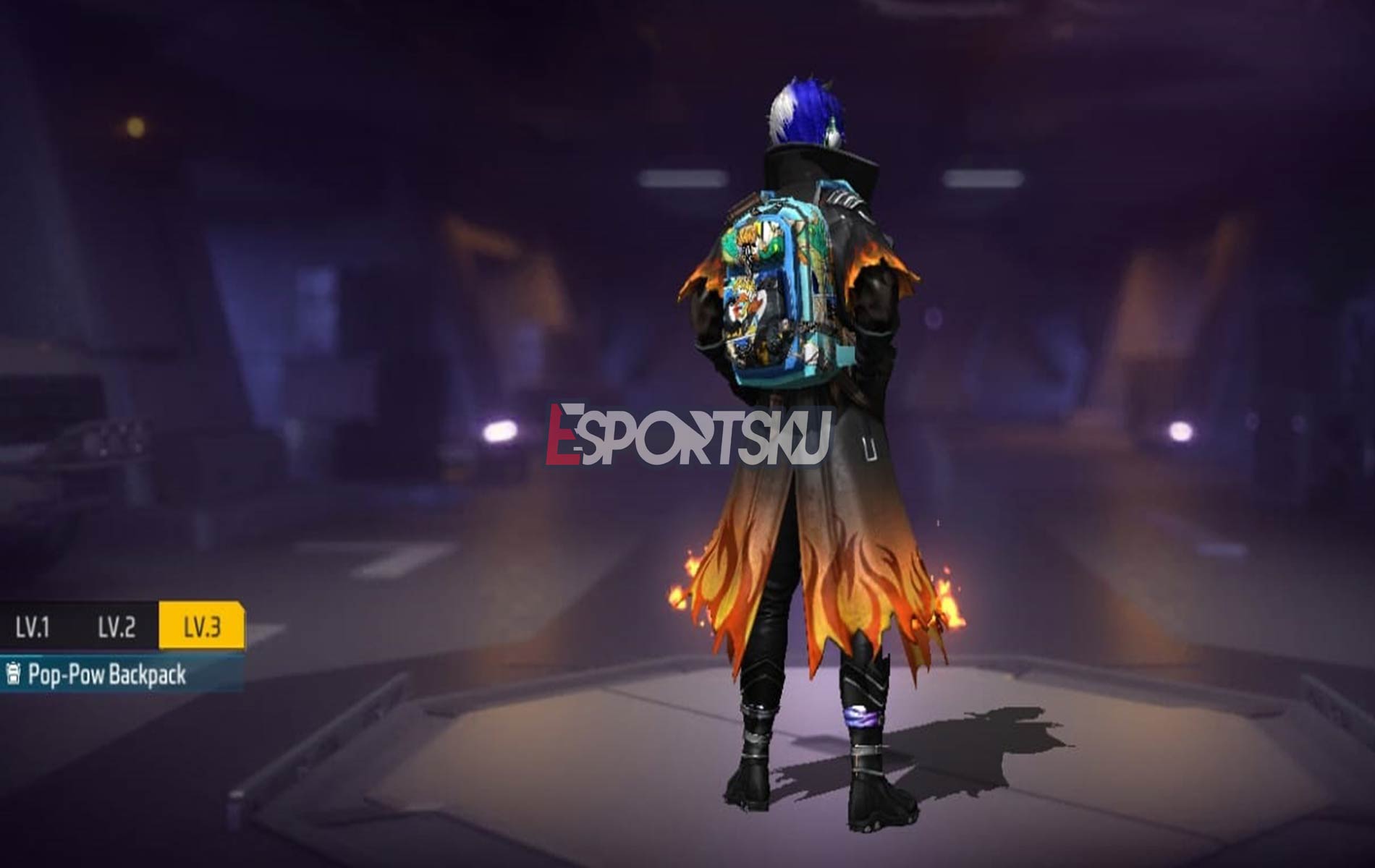 5 Cara Dapatkan PopPow Backpack Free Fire (FF) Esportsku