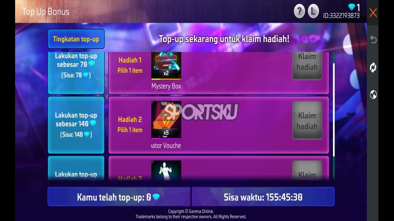 Top Up Free Fire