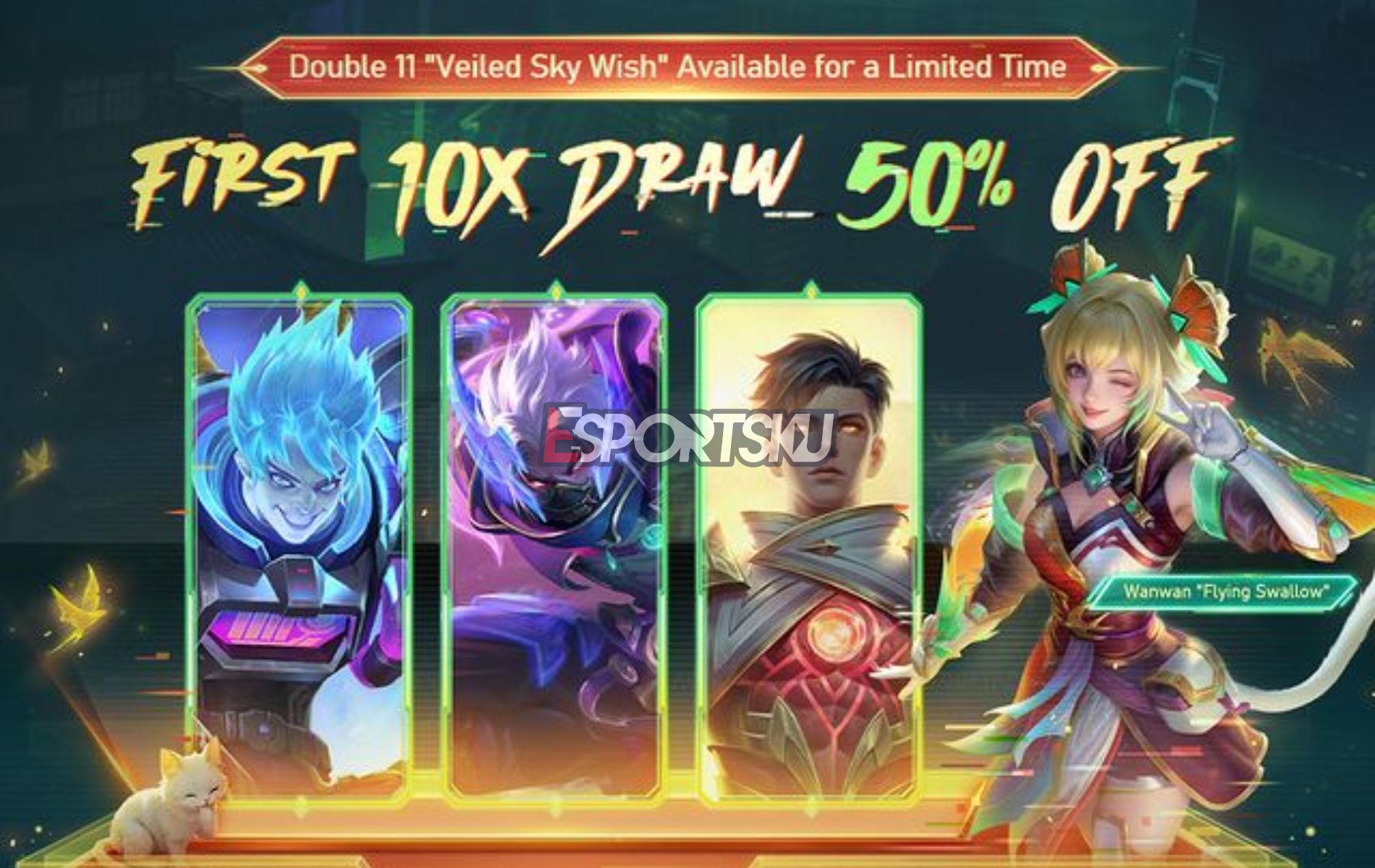 Jadwal Event Premium Supply Veiled Sky Wish Mobile Legends (ML) Esportsku