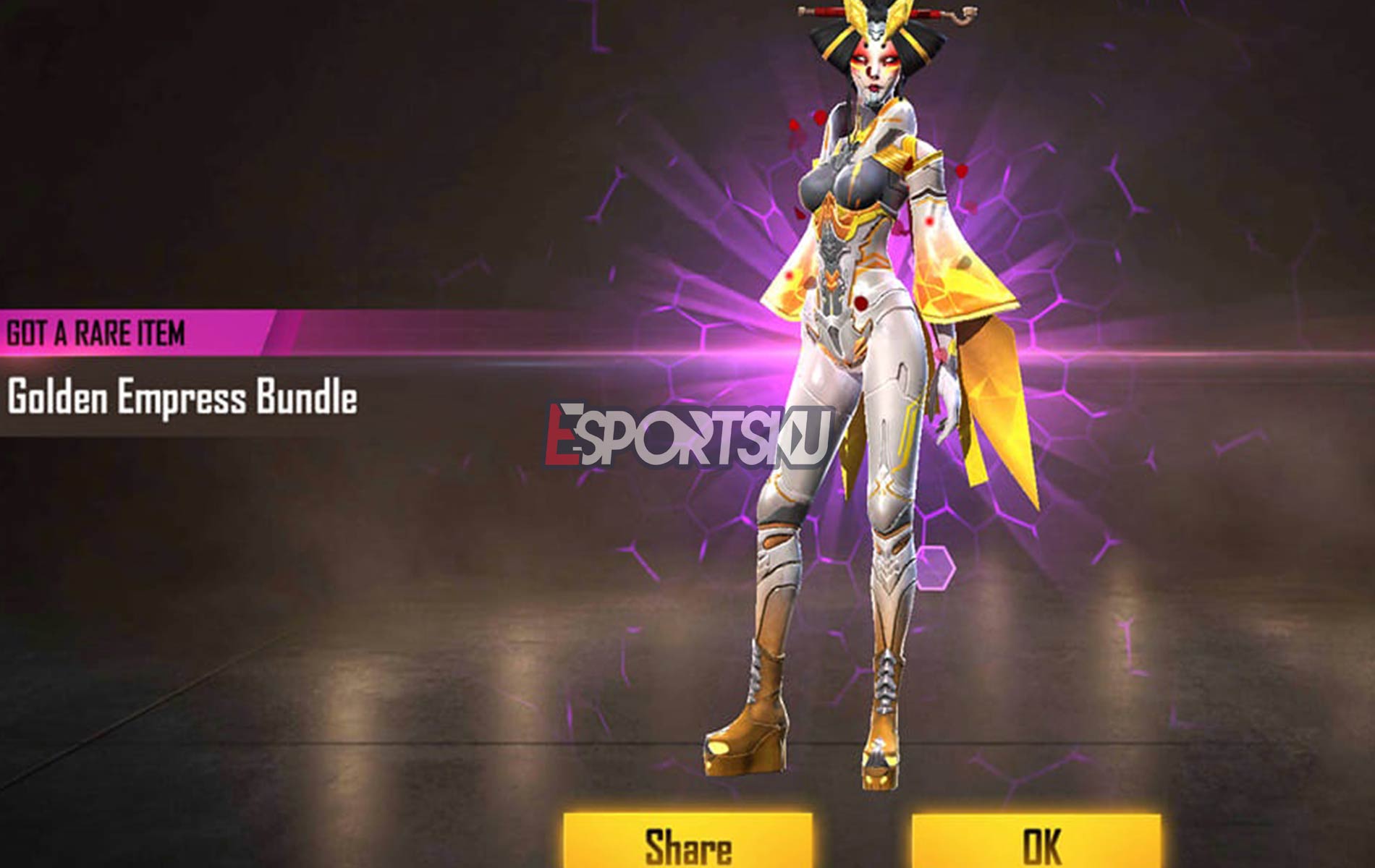 Cara Dapatkan Bundle Golden Empress Free Fire Ff Esportsku