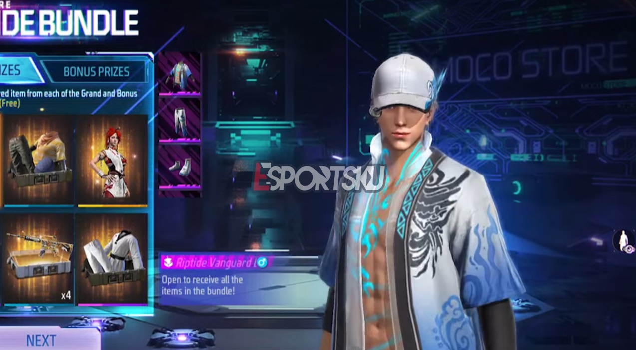 Ff Rd Bundle How many draws do you need to get the Riptide Vanguard Bundle Free Fire ...