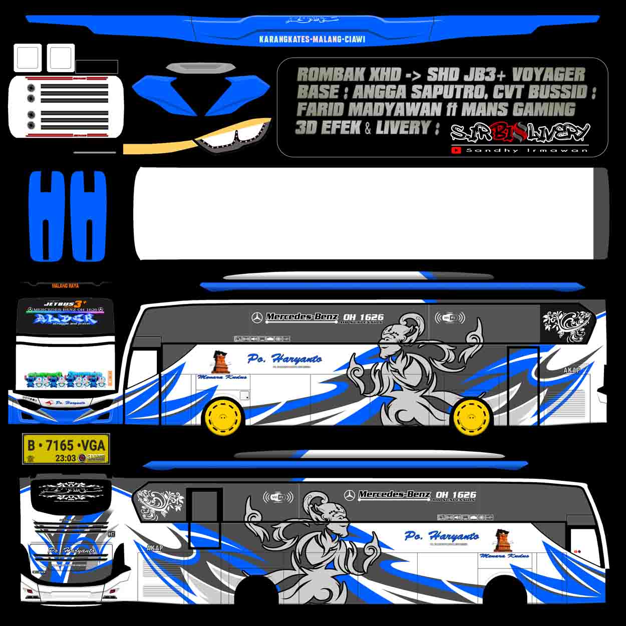 Livery Bussid Xhd Rombak To Jb Cek Disini Esportsku