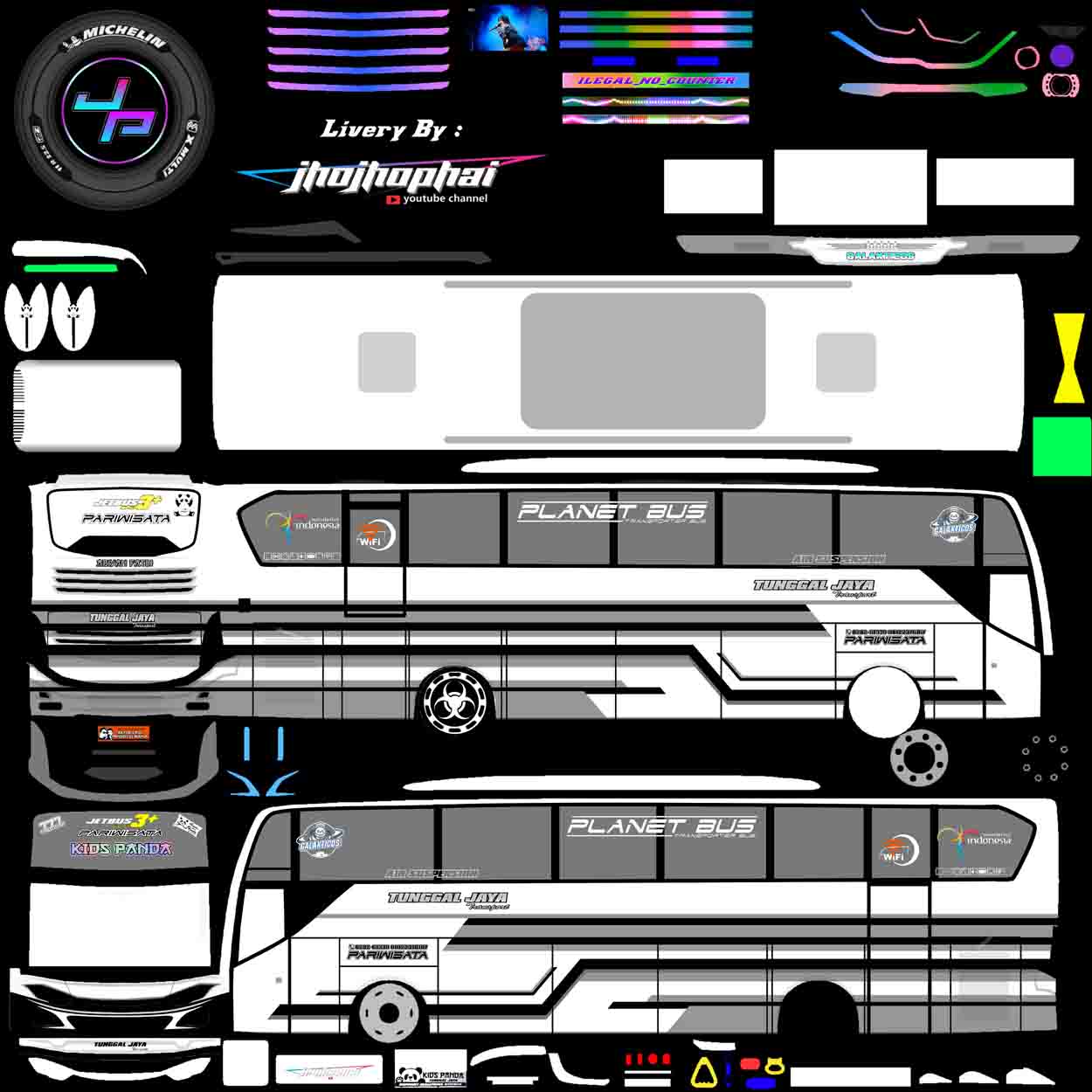 40+ Livery Bussid Kids Panda Tunggal Jaya Jernih! – Esportsku